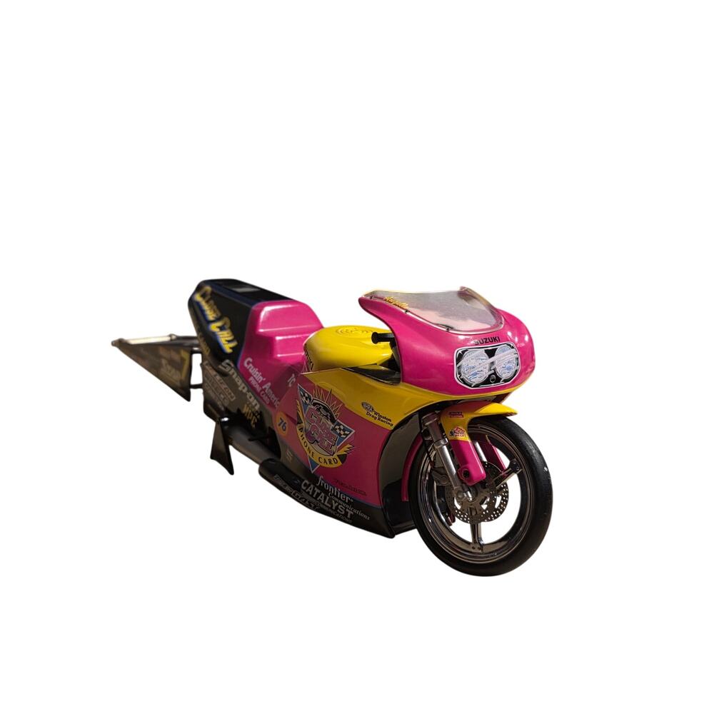 Angelle Seeling Close Call Phone Card 1:9 Pro Stock Motorcycle Action Diecast